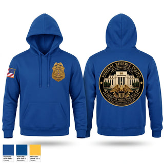 Hoodie, Federal Reserve Law Enforcement Unit, Police, Teamtime, Team time, sublimation, custom sports apparel, team uniforms, spirit wear, spiritwear, sports uniforms, custom shirts, team store, custom team store, fundraiser sports, apparel fundraiser