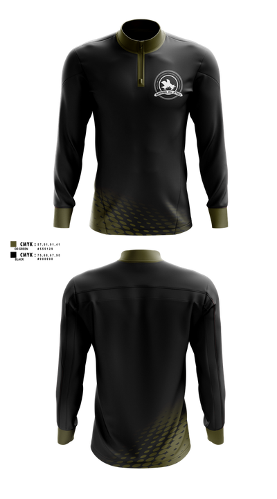 Saiyan Jiu Jitsu 46125139 Quarter Zip Jacket - 1