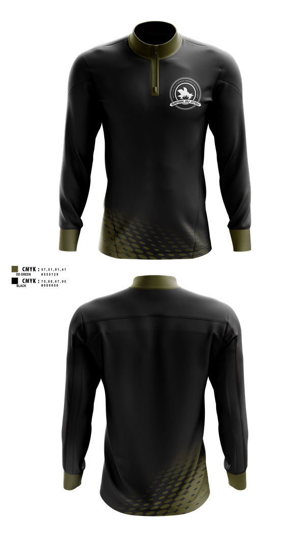 Quarter Zip Jacket, Saiyan Jiu Jitsu, , Teamtime, Team time, sublimation, custom sports apparel, team uniforms, spirit wear, spiritwear, sports uniforms, custom shirts, team store, custom team store, fundraiser sports, apparel fundraiser