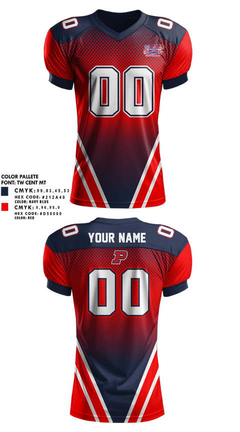 Football Jersey, Heartland Youth Football League, , Teamtime, Team time, sublimation, custom sports apparel, team uniforms, spirit wear, spiritwear, sports uniforms, custom shirts, team store, custom team store, fundraiser sports, apparel fundraiser