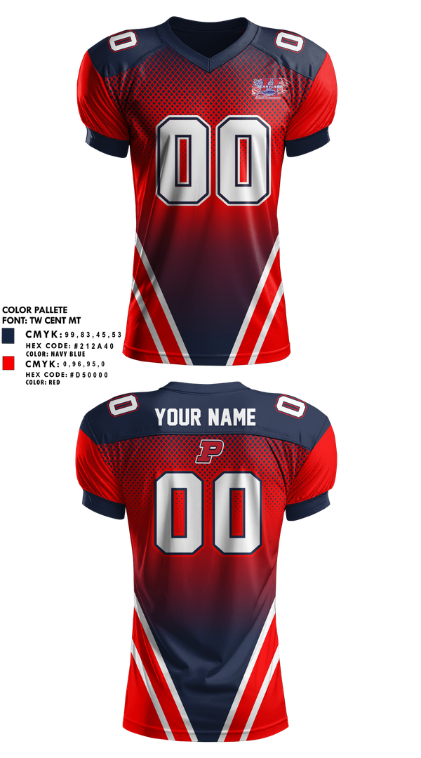 Football Jersey, Heartland Youth Football League, , Teamtime, Team time, sublimation, custom sports apparel, team uniforms, spirit wear, spiritwear, sports uniforms, custom shirts, team store, custom team store, fundraiser sports, apparel fundraiser