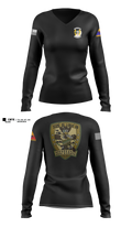 D Co, 1-501st AB Women's Long Sleeve V-neck Shirt - 11