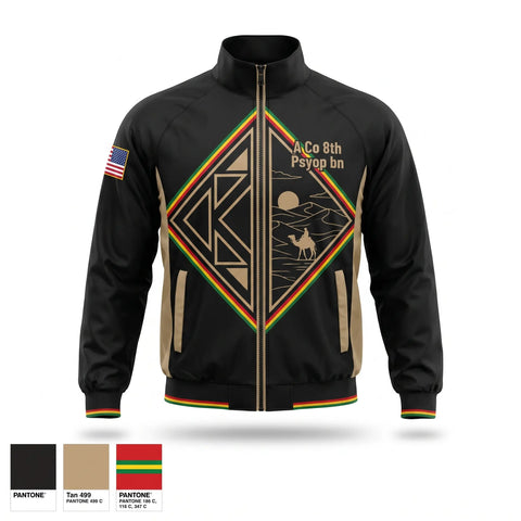 Windbreaker, A Co 8th Psyop bn, Army, Teamtime, Team time, sublimation, custom sports apparel, team uniforms, spirit wear, spiritwear, sports uniforms, custom shirts, team store, custom team store, fundraiser sports, apparel fundraiser