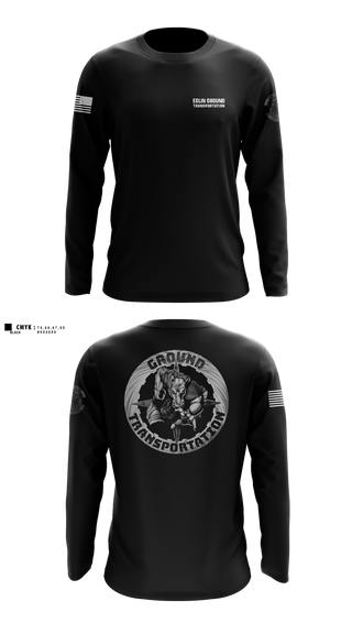 Long Sleeve Performance Shirt, 96 LRS Ground Transportation, Air Force, Teamtime, Team time, sublimation, custom sports apparel, team uniforms, spirit wear, spiritwear, sports uniforms, custom shirts, team store, custom team store, fundraiser sports, apparel fundraiser