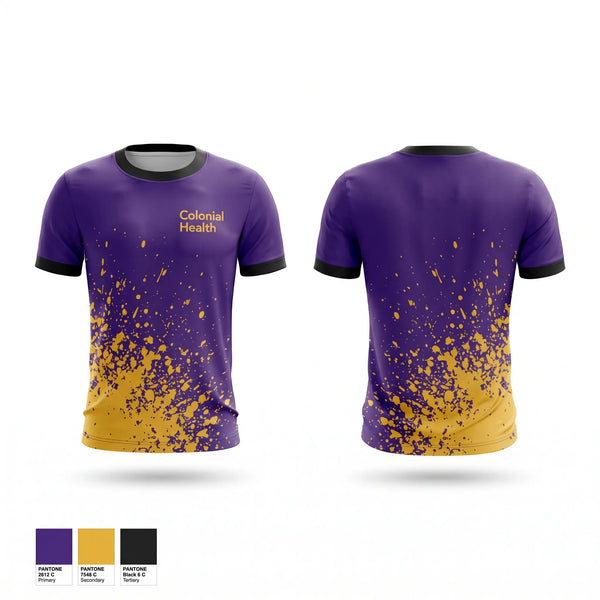 Short Sleeve Performance Shirt, Colonial Health, , Teamtime, Team time, sublimation, custom sports apparel, team uniforms, spirit wear, spiritwear, sports uniforms, custom shirts, team store, custom team store, fundraiser sports, apparel fundraiser