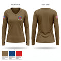Royal Lao Airborne Security Forces 72174083 Women's Long Sleeve V-neck Shirt - 1