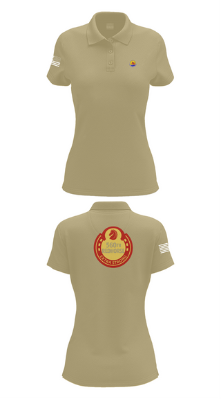 Womens Short Sleeve Performance Polo, 560th Redhorse Unit, , Teamtime, Team time, sublimation, custom sports apparel, team uniforms, spirit wear, spiritwear, sports uniforms, custom shirts, team store, custom team store, fundraiser sports, apparel fundraiser