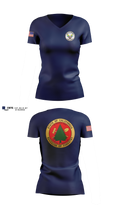 CALFIRE Rainbow Fire Center Women's Short Sleeve V-neck Shirt - 11