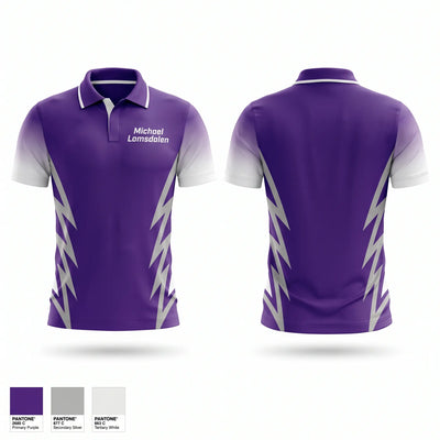 Michael Lomsdalen Short Sleeve Performance Polo - 1