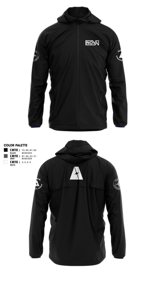 Windbreaker, Nova Strategic Group, Police, Teamtime, Team time, sublimation, custom sports apparel, team uniforms, spirit wear, spiritwear, sports uniforms, custom shirts, team store, custom team store, fundraiser sports, apparel fundraiser