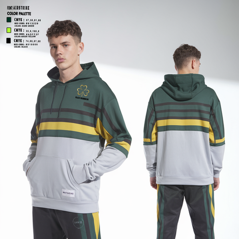 Hoodie, Black Shamrocks, , Teamtime, Team time, sublimation, custom sports apparel, team uniforms, spirit wear, spiritwear, sports uniforms, custom shirts, team store, custom team store, fundraiser sports, apparel fundraiser
