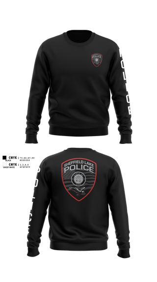 Crew Neck Sweatshirt, SLPD, Police, Teamtime, Team time, sublimation, custom sports apparel, team uniforms, spirit wear, spiritwear, sports uniforms, custom shirts, team store, custom team store, fundraiser sports, apparel fundraiser