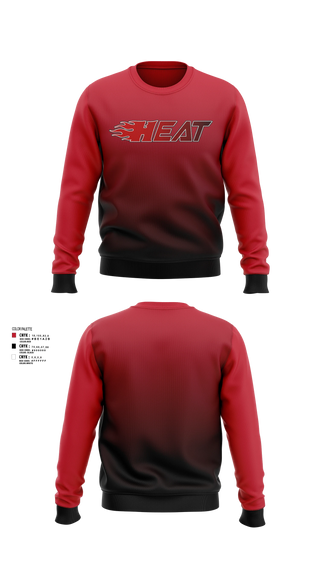 Crew Neck Sweatshirt, HEAT, Softball, Teamtime, Team time, sublimation, custom sports apparel, team uniforms, spirit wear, spiritwear, sports uniforms, custom shirts, team store, custom team store, fundraiser sports, apparel fundraiser