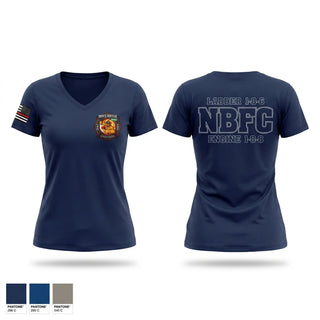 Womens Short Sleeve Vneck Shirt, North Babylon Fire Company, Fire Department, Teamtime, Team time, sublimation, custom sports apparel, team uniforms, spirit wear, spiritwear, sports uniforms, custom shirts, team store, custom team store, fundraiser sports, apparel fundraiser