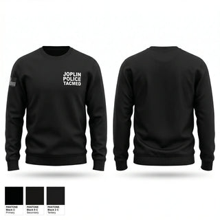 Crew Neck Sweatshirt, Joplin Police TACMED, EMS/EMT, Teamtime, Team time, sublimation, custom sports apparel, team uniforms, spirit wear, spiritwear, sports uniforms, custom shirts, team store, custom team store, fundraiser sports, apparel fundraiser