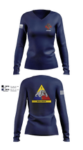 123rd BSB 5151493 Women's Long Sleeve V-neck Shirt - 1
