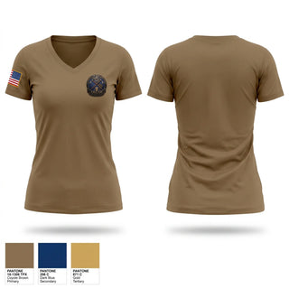 Womens Short Sleeve Vneck Shirt, IACAP, Army, Teamtime, Team time, sublimation, custom sports apparel, team uniforms, spirit wear, spiritwear, sports uniforms, custom shirts, team store, custom team store, fundraiser sports, apparel fundraiser