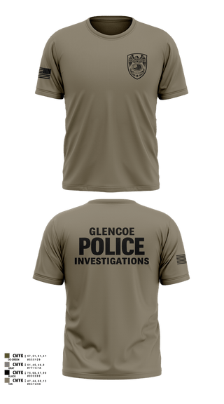 Short Sleeve Performance Shirt, Glencoe Investigations, Police, Teamtime, Team time, sublimation, custom sports apparel, team uniforms, spirit wear, spiritwear, sports uniforms, custom shirts, team store, custom team store, fundraiser sports, apparel fundraiser