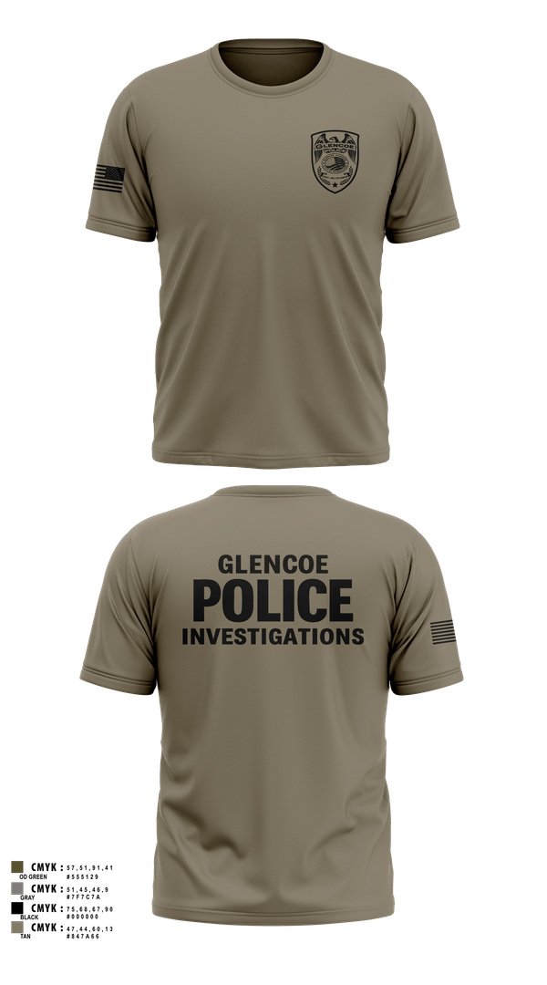 Old School Cotton Feel Shirt, Glencoe Investigations, Police, Teamtime, Team time, sublimation, custom sports apparel, team uniforms, spirit wear, spiritwear, sports uniforms, custom shirts, team store, custom team store, fundraiser sports, apparel fundraiser