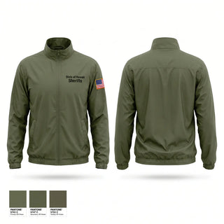 Windbreaker, State of Hawaii Sheriffs, Police, Teamtime, Team time, sublimation, custom sports apparel, team uniforms, spirit wear, spiritwear, sports uniforms, custom shirts, team store, custom team store, fundraiser sports, apparel fundraiser