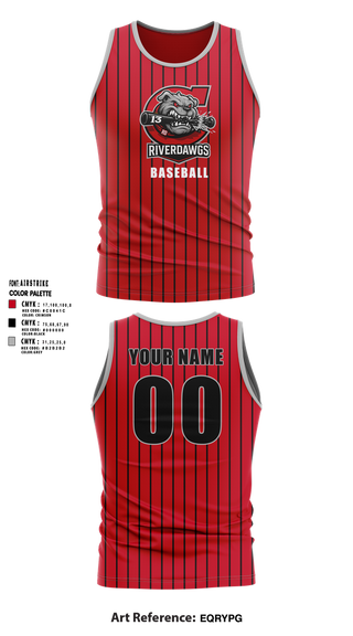 Tank Top, Clarkston RiverDawgs, Baseball, Teamtime, Team time, sublimation, custom sports apparel, team uniforms, spirit wear, spiritwear, sports uniforms, custom shirts, team store, custom team store, fundraiser sports, apparel fundraiser