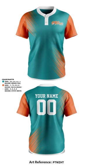 Two Button Softball Jersey, Wave Fastpitch, Softball, Teamtime, Team time, sublimation, custom sports apparel, team uniforms, spirit wear, spiritwear, sports uniforms, custom shirts, team store, custom team store, fundraiser sports, apparel fundraiser