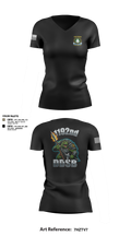 1192nd DDSB 28155906 Women's Short Sleeve V-neck Shirt - 23