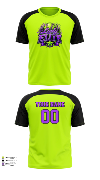 Lady Elite Short Sleeve Performance Shirt - 6