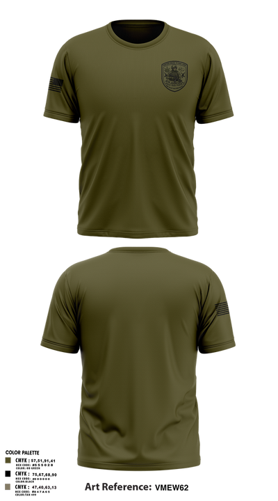 4th Judicial Circuit District Attorney Office 70764398 Short Sleeve Performance Shirt - 1