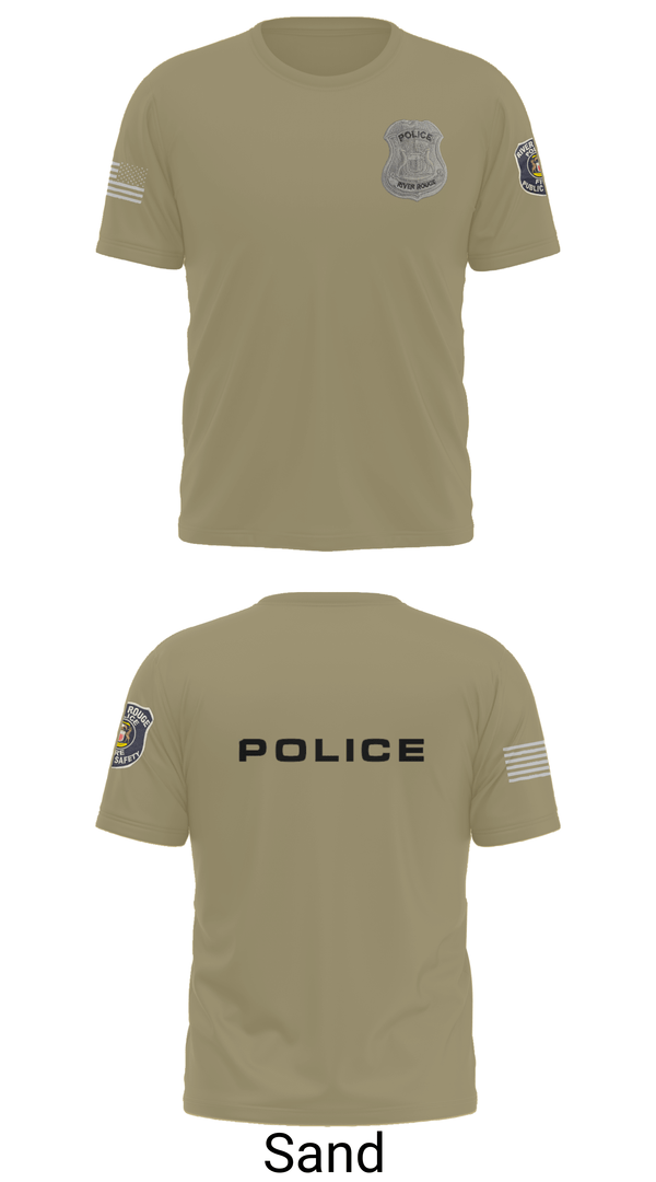 Old School Cotton Feel Shirt, RRPD, Police, Teamtime, Team time, sublimation, custom sports apparel, team uniforms, spirit wear, spiritwear, sports uniforms, custom shirts, team store, custom team store, fundraiser sports, apparel fundraiser
