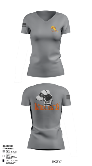 Womens Short Sleeve Vneck Shirt, Tactical Bentley, Army, Teamtime, Team time, sublimation, custom sports apparel, team uniforms, spirit wear, spiritwear, sports uniforms, custom shirts, team store, custom team store, fundraiser sports, apparel fundraiser