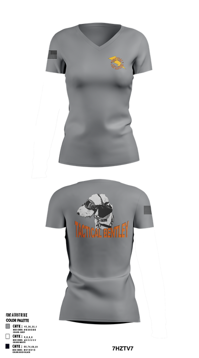 Tactical Bentley 31344256 Women's Short Sleeve V-neck Shirt - 2