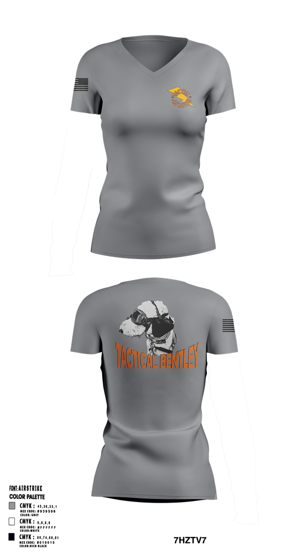 Womens Short Sleeve Vneck Shirt, Tactical Bentley, Army, Teamtime, Team time, sublimation, custom sports apparel, team uniforms, spirit wear, spiritwear, sports uniforms, custom shirts, team store, custom team store, fundraiser sports, apparel fundraiser