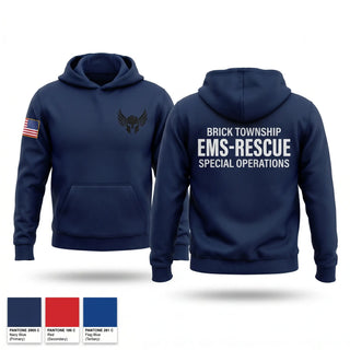 Hoodie, BRICK TOWNSHIP EMS-RESCUE SPECIAL OPERATIONS, EMS/EMT, Teamtime, Team time, sublimation, custom sports apparel, team uniforms, spirit wear, spiritwear, sports uniforms, custom shirts, team store, custom team store, fundraiser sports, apparel fundraiser