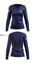 Philadelphia Christian Church  Women's Long Sleeve V-neck Shirt - 100