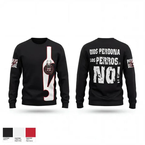 Crew Neck Sweatshirt, PERROS DEL MAL FC, Men's Soccer, Teamtime, Team time, sublimation, custom sports apparel, team uniforms, spirit wear, spiritwear, sports uniforms, custom shirts, team store, custom team store, fundraiser sports, apparel fundraiser