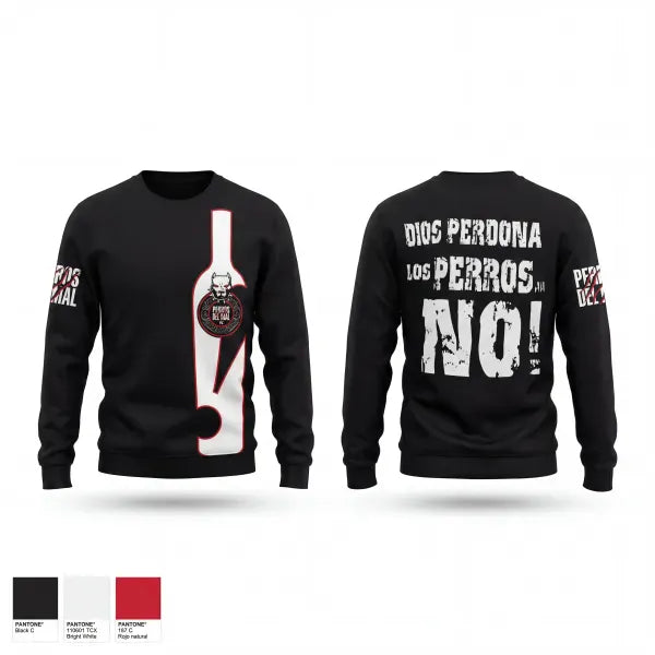 Crew Neck Sweatshirt, PERROS DEL MAL FC, Men's Soccer, Teamtime, Team time, sublimation, custom sports apparel, team uniforms, spirit wear, spiritwear, sports uniforms, custom shirts, team store, custom team store, fundraiser sports, apparel fundraiser