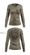 CMCSO k9 Women's Long Sleeve V-neck Shirt - 6