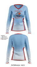 Crismon Rattlers 55873253 Women's Long Sleeve V-neck Shirt - 12