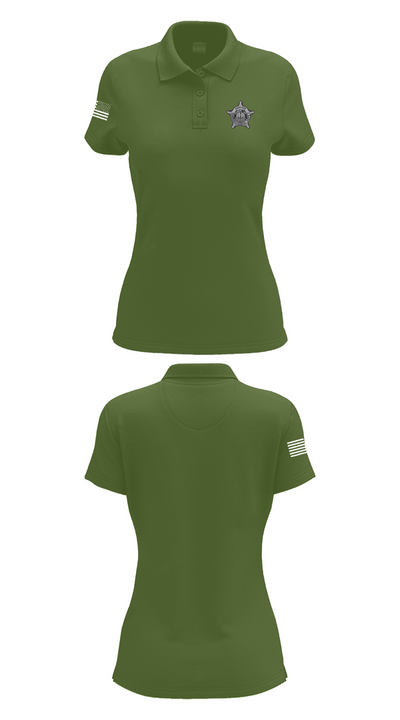 Hancock County Sheriff’s Office 26444043 Women's Short Sleeve Performance Polo  - 52