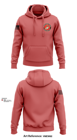 Hoodie, Marine Corps League Casa Grande Detachment 901, , Teamtime, Team time, sublimation, custom sports apparel, team uniforms, spirit wear, spiritwear, sports uniforms, custom shirts, team store, custom team store, fundraiser sports, apparel fundraiser