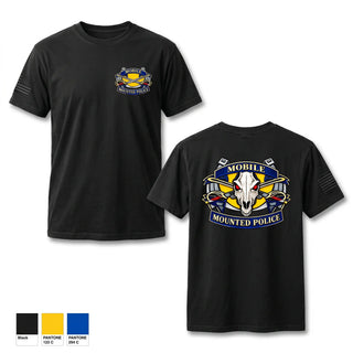 Old School Cotton Feel Shirt, Mounted Mobile Unit, Police, Teamtime, Team time, sublimation, custom sports apparel, team uniforms, spirit wear, spiritwear, sports uniforms, custom shirts, team store, custom team store, fundraiser sports, apparel fundraiser