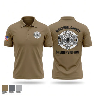 Short Sleeve Performance Polo, Marshall county sheriff’s office, Police, Teamtime, Team time, sublimation, custom sports apparel, team uniforms, spirit wear, spiritwear, sports uniforms, custom shirts, team store, custom team store, fundraiser sports, apparel fundraiser