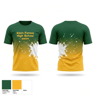Klein Forest High School swim Short Sleeve Performance Shirt - 1