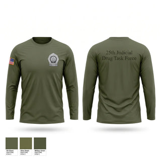 Long Sleeve Performance Shirt, 25th Judicial Drug Task Force, Police, Teamtime, Team time, sublimation, custom sports apparel, team uniforms, spirit wear, spiritwear, sports uniforms, custom shirts, team store, custom team store, fundraiser sports, apparel fundraiser