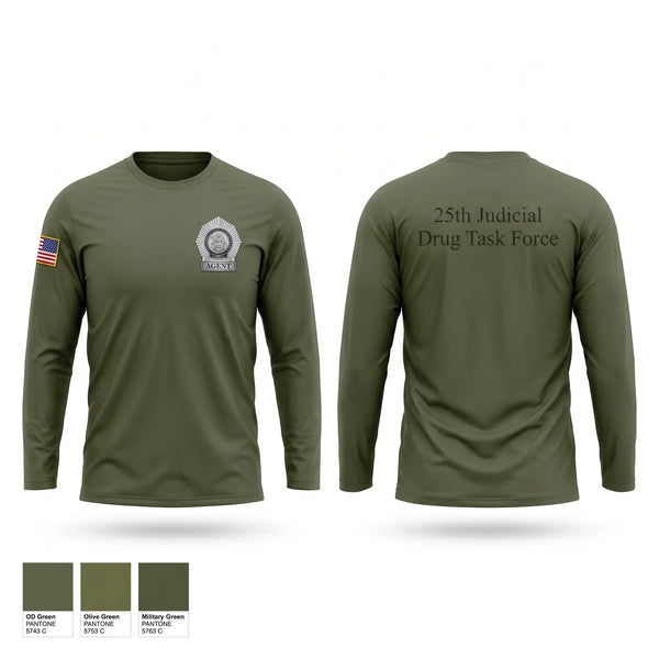 Long Sleeve Performance Shirt, 25th Judicial Drug Task Force, Police, Teamtime, Team time, sublimation, custom sports apparel, team uniforms, spirit wear, spiritwear, sports uniforms, custom shirts, team store, custom team store, fundraiser sports, apparel fundraiser