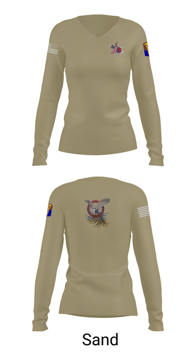 135 FRSD 9876158 Women's Long Sleeve V-neck Shirt - 97