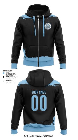 Zip Hoodie, Derby City FC, Men's Soccer, Teamtime, Team time, sublimation, custom sports apparel, team uniforms, spirit wear, spiritwear, sports uniforms, custom shirts, team store, custom team store, fundraiser sports, apparel fundraiser