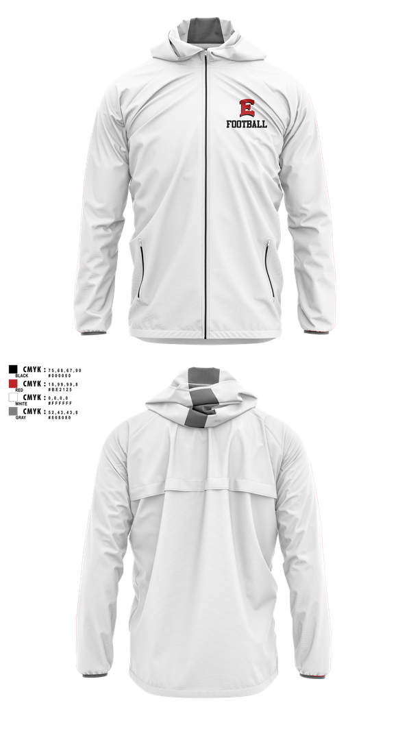 Windbreaker, East Scarlets Football, , Teamtime, Team time, sublimation, custom sports apparel, team uniforms, spirit wear, spiritwear, sports uniforms, custom shirts, team store, custom team store, fundraiser sports, apparel fundraiser