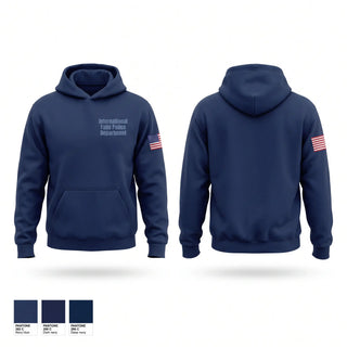 Hoodie, International falls police department, Police, Teamtime, Team time, sublimation, custom sports apparel, team uniforms, spirit wear, spiritwear, sports uniforms, custom shirts, team store, custom team store, fundraiser sports, apparel fundraiser